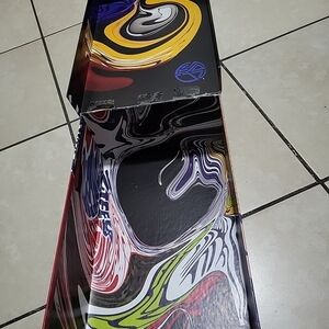 Nike Vibrant Swirl Mixed Media Art